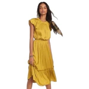 Anthropologie Current Air Dodie Midi Dress